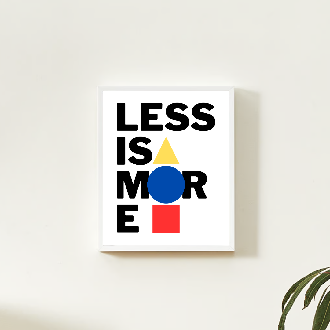 Less Is More